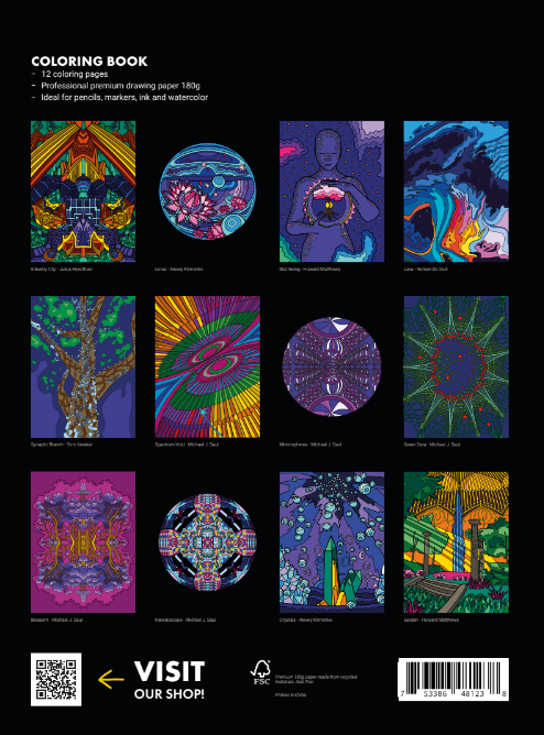Mesmerica / Beautifica Premium Coloring Books