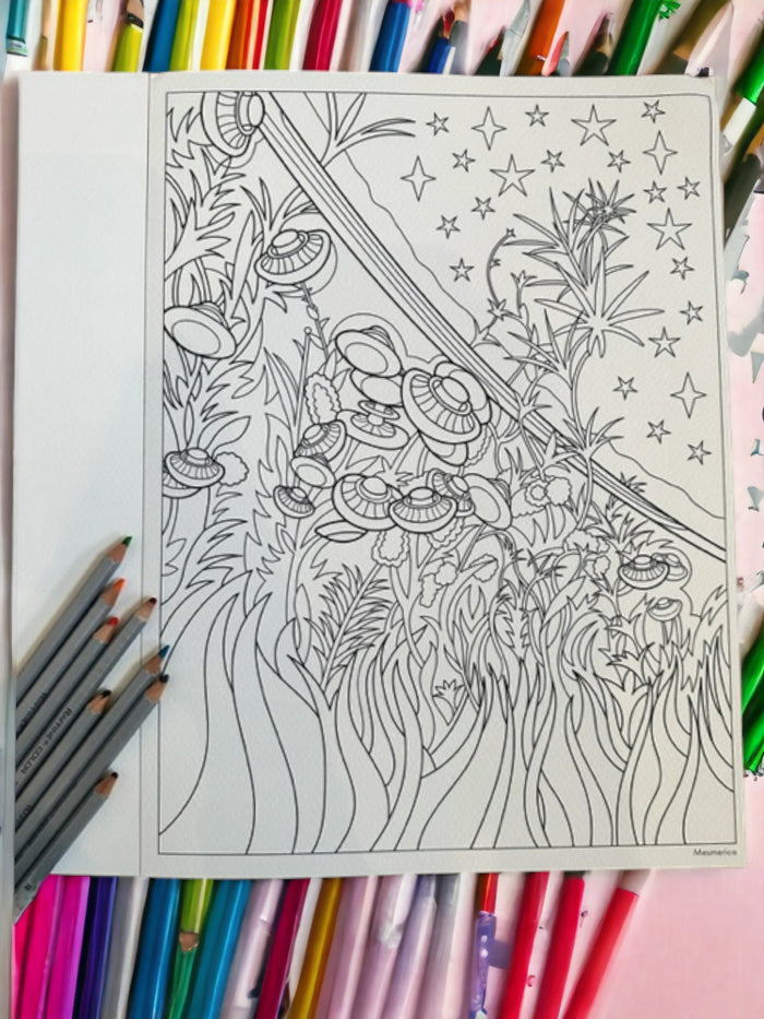Mesmerica / Beautifica Premium Coloring Books