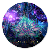 Beautifica Lotus 3" Pegatina