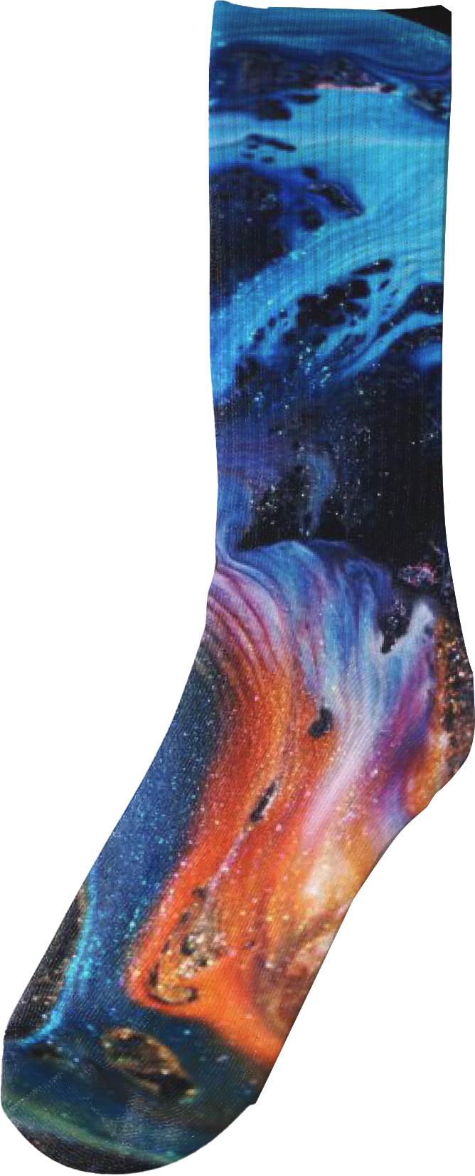 Beautifica Recycled Poly Socks - Lava