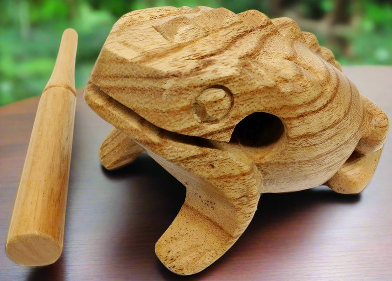 Frog Scraper Wood Instrument