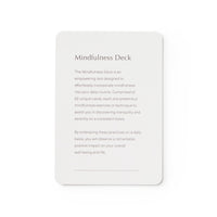 Mindfulness Meditation Card Deck