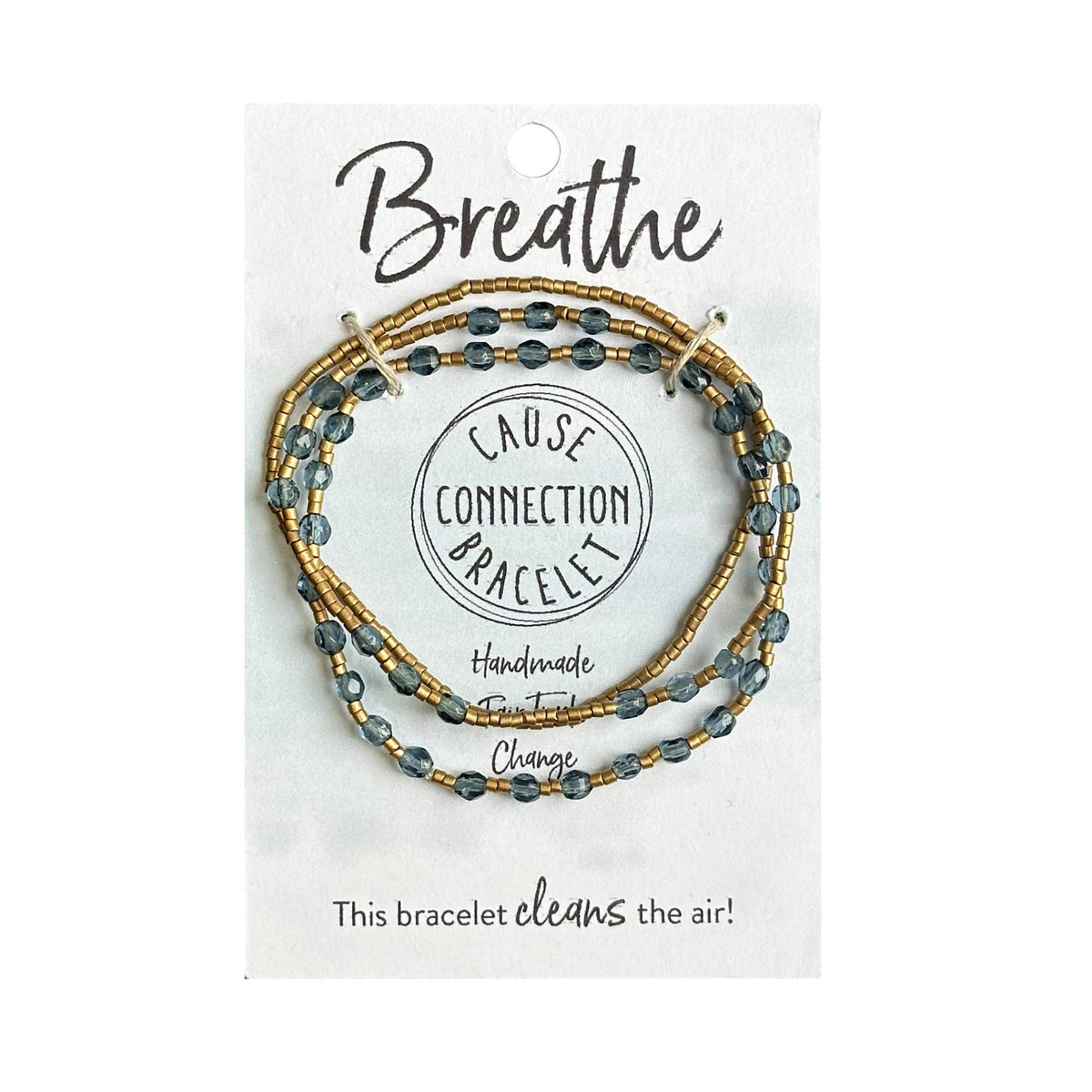 Cause Connection Bracelet - Breathe Clean Air