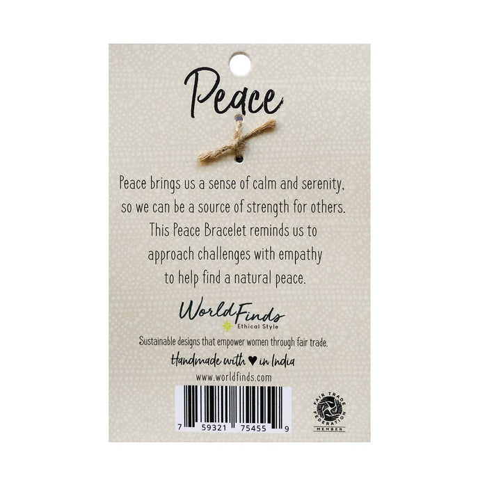 Kantha Connection Bracelet - Peace