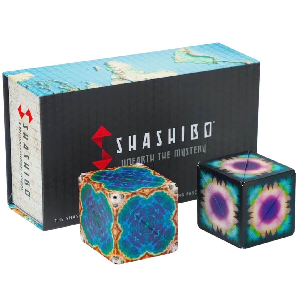 Shashibo Puzzle Toy Gift Set - Earth/Moon