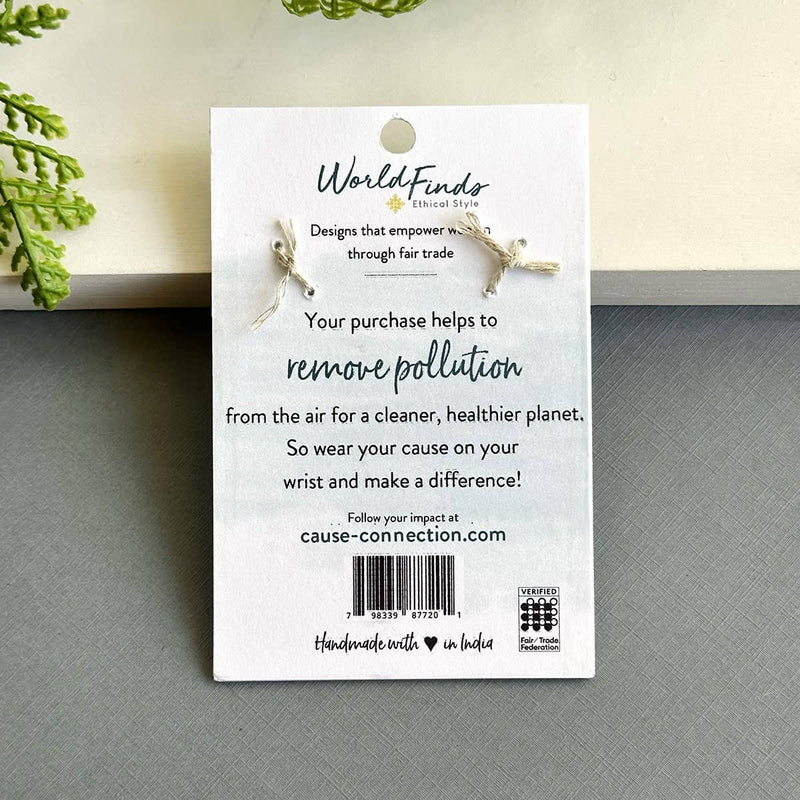 Cause Connection Bracelet - Breathe Clean Air