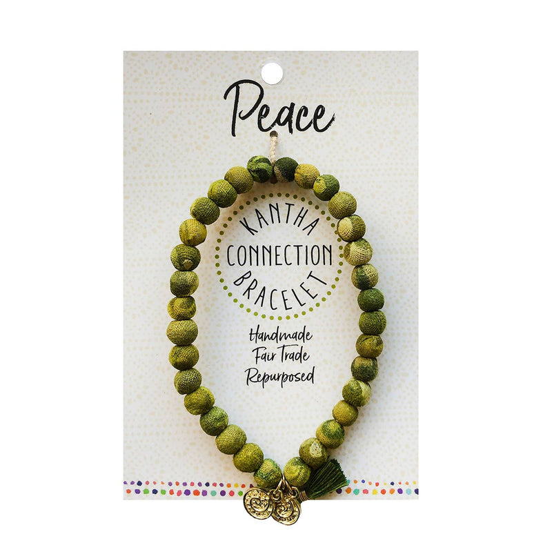 Kantha Connection Bracelet - Peace