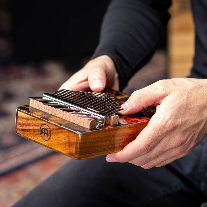 Sound Hole 17-Note Kalimba - Lava