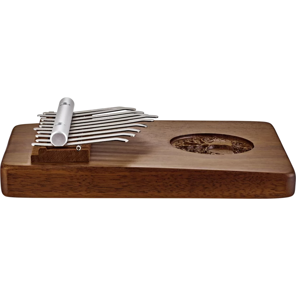 "Tree of Life" 10-Note Kalimba - Black Walnut