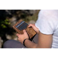 "Tree of Life" 10-Note Kalimba - Black Walnut