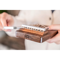 "Tree of Life" 10-Note Kalimba - Black Walnut