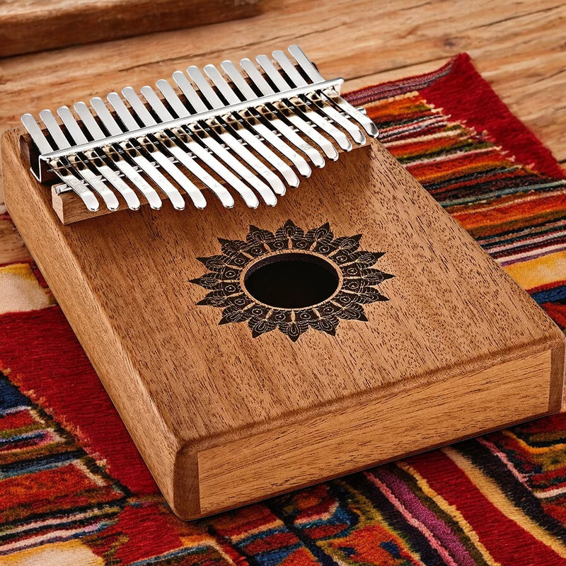 Sound Hole 17-Note Kalimba - Mahogany