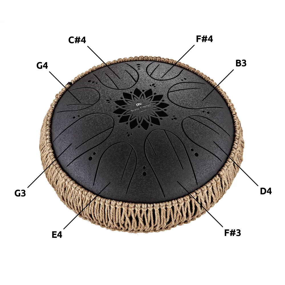 Octave Steel Tongue Drum 10"