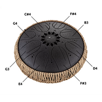 Octave Steel Tongue Drum 10"