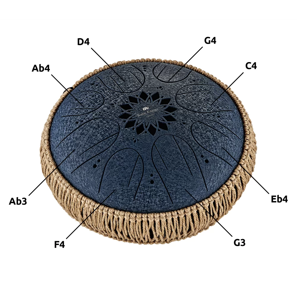 Octave Steel Tongue Drum 10"