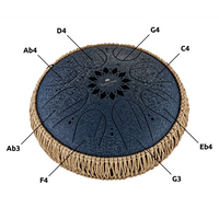 Octave Steel Tongue Drum 10"