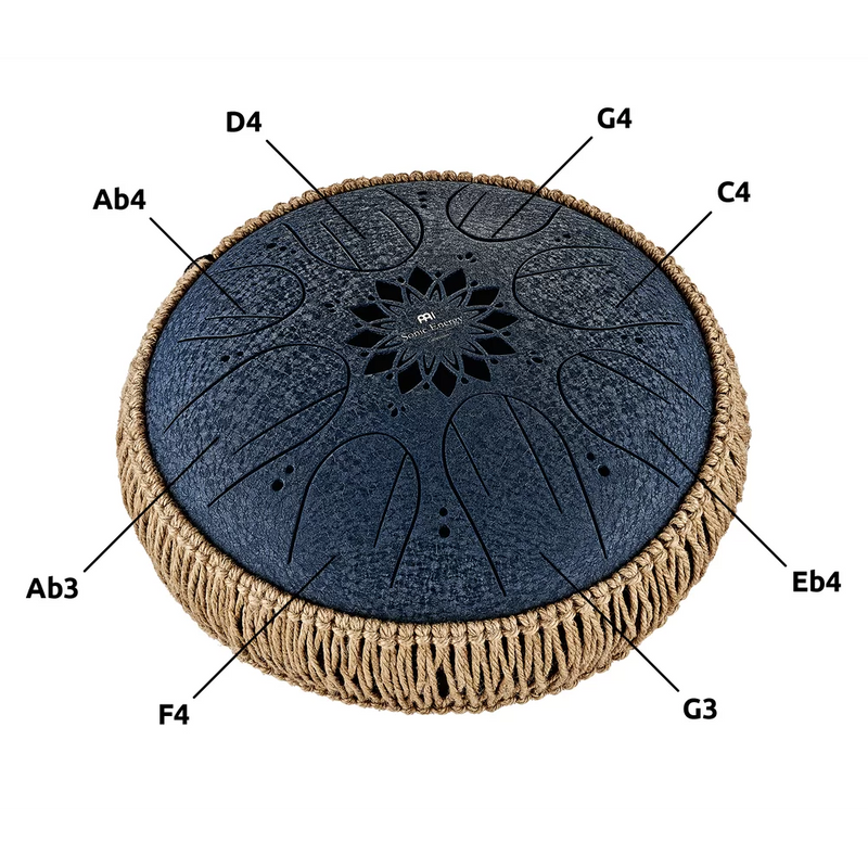 Octave Steel Tongue Drum 10"