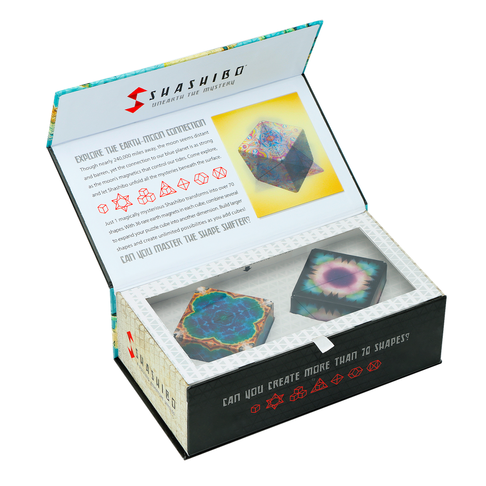 Shashibo Puzzle Toy Gift Set - Earth/Moon