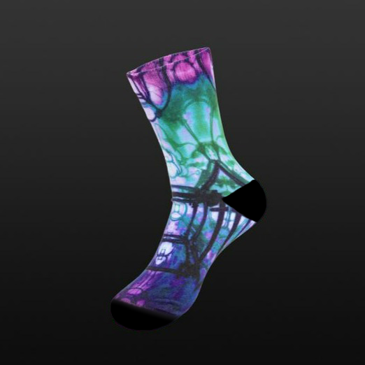 Kaleidoscope Recycled Poly Socks