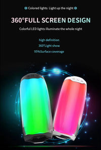 Pulse RGB Light Bluetooth Waterproof Speaker