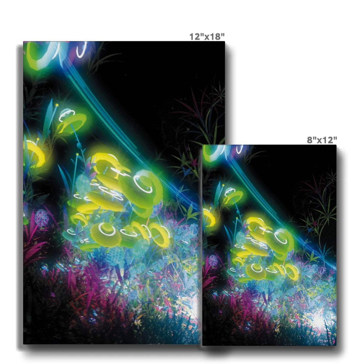 Mesmerica Neon Mushroom Eco Canvas