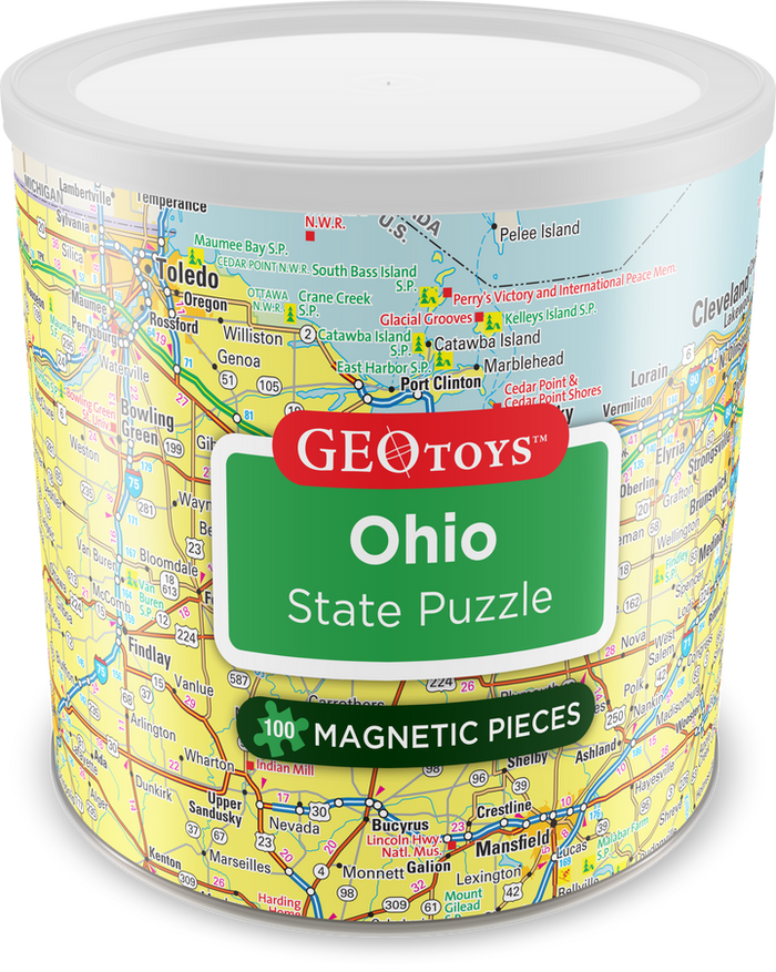 US State Magnetic Puzzles - 100 pieces