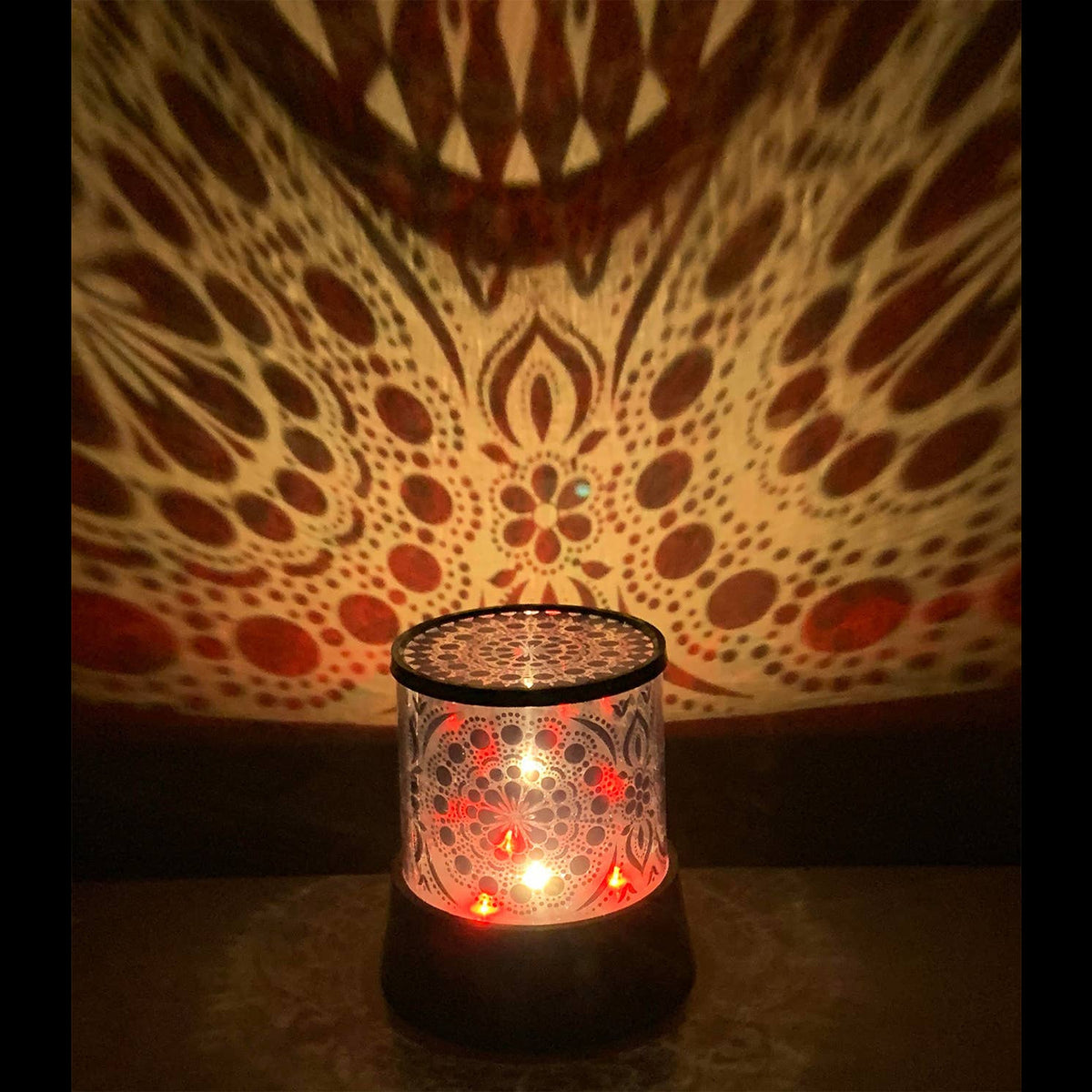 Lámpara de noche LED Mandala