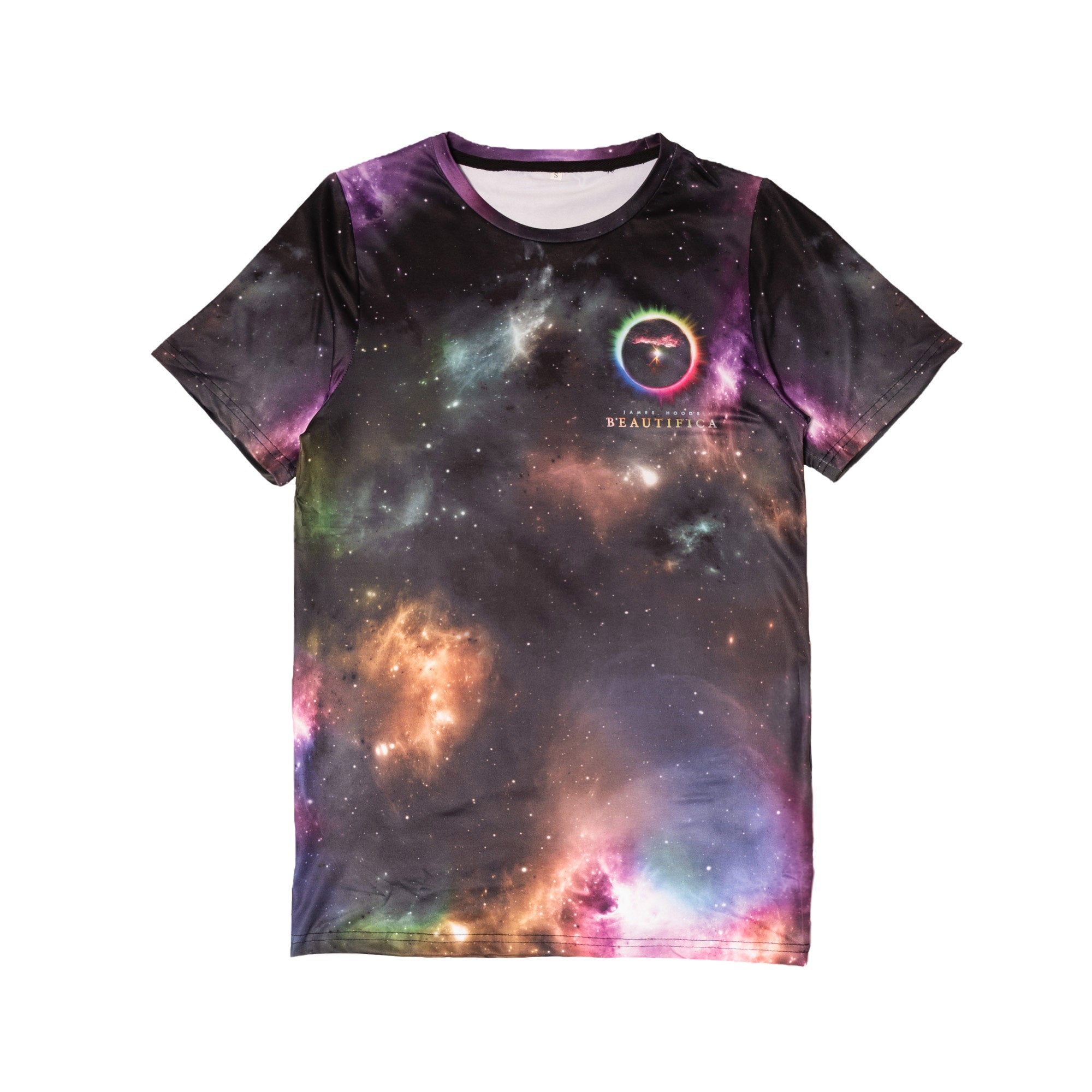 Galaxy print t shirt mens sale