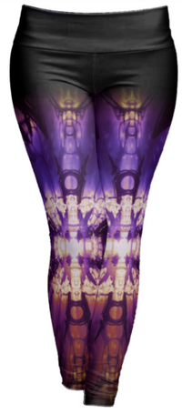 Pantalones de yoga Beautifica - Púrpura Kaleidescope